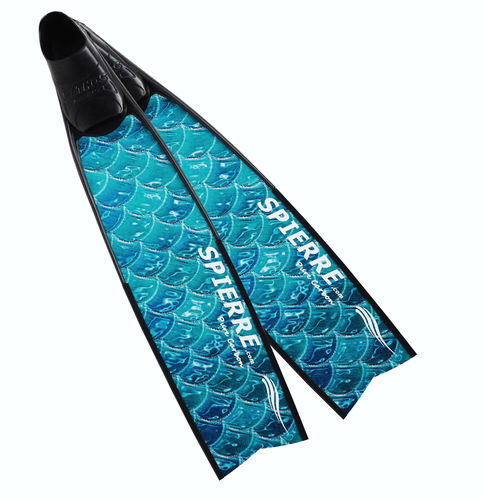 Aleta para apnea - 3D AQUA SCALES - Spierre - de carbono / calzante