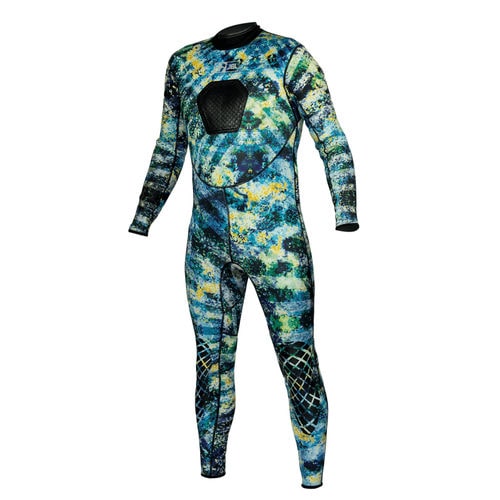 Traje húmedo para pesca submarina - VERTIGO Camouflage  - JBL International - de una pieza / 2.5 mm / para hombre