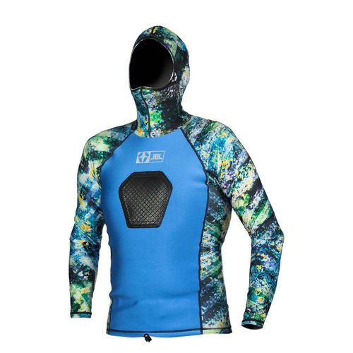 Camiseta de neopreno de manga larga - VERTIGO HYBRID - JBL International - con capucha
