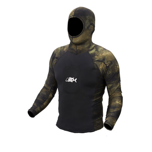 Camiseta de lycra con capucha - Hatch Customs - de manga larga