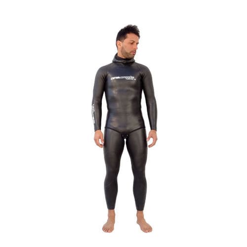 Traje húmedo para apnea - Skin Pro - Cetma Composites Srl - con capucha / de manga larga / de dos piezas