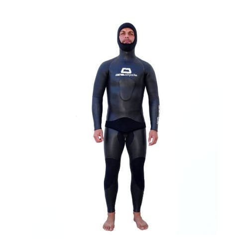 Traje húmedo para pesca submarina - Skin Pro - Cetma Composites Srl - con capucha / de manga larga / de dos piezas