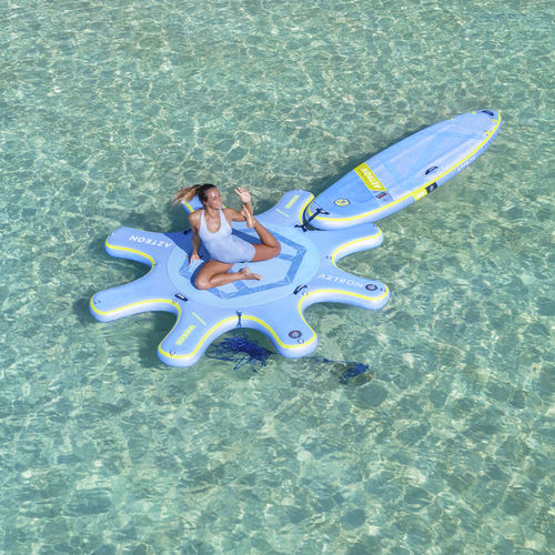 Plataforma inflable - HUB - AZTRON - para puerto deportivo / para tabla de stand-up paddle
