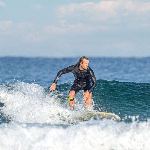 Traje húmedo para deportes náuticos - KEPLER K1 - AZTRON - integral / de manga larga / shorty