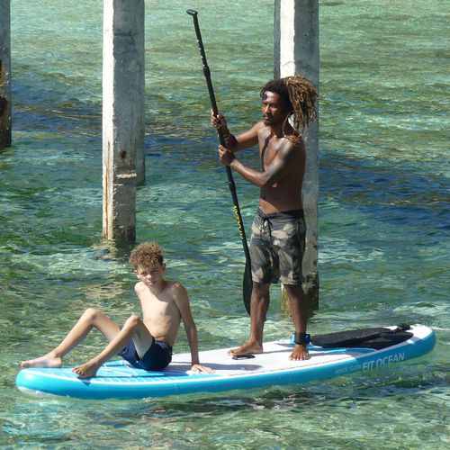 Pala para kayak - JACANA  - Fit Ocean - para tabla de stand-up paddle / de recreo / simétrica