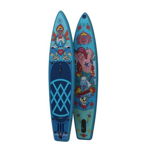 Tabla de SUP de travesía - ASIS PERCALES - Anomy - de surf / para adulto / multicolor