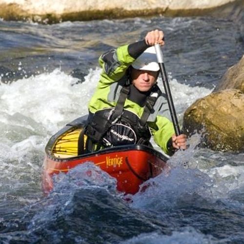 Canoa de aguas bravas - Vertige Adventure - Esquif International Inc. - 1 plaza / para adulto / roja