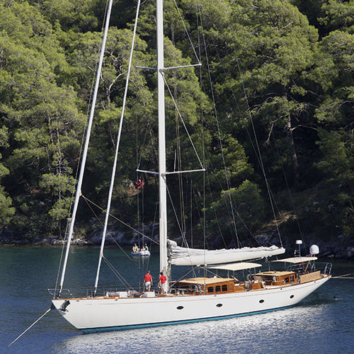 Superyate de vela de lujo clásico - JAZZ JR - TURQUOISE YACHTS - con 8 camarotes / con deck saloon / sloop