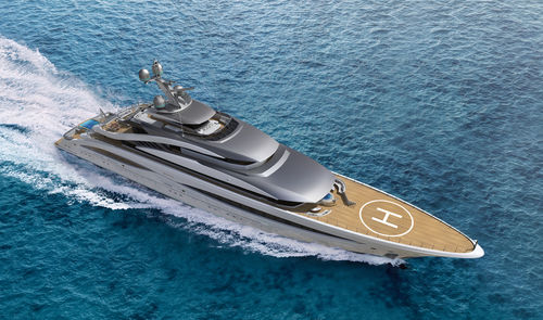 Megayate de crucero - BORA - TURQUOISE YACHTS - raised pilothouse / con 10 camarotes / de acero