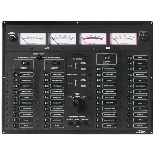 Panel de mando para barco - ES-5 - NewMar - para circuito eléctrico