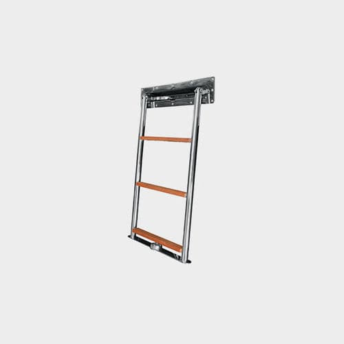 Escalera para yate - Sapphire - GZ NAUTIC DIVISION - abatible / de baño / para plataforma