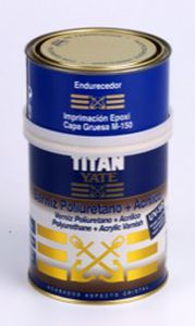 Barniz para barco - 07L - industrias titan sau - multiusos / bicomponente / acrílico