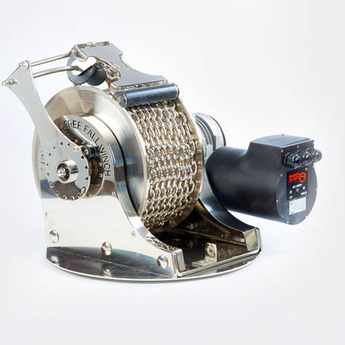 Chigre para barco - UFFW 3000 - Universal Free Fall Winch Pty Ltd - para maniobrar anclas / motor eléctrico / tambor simple
