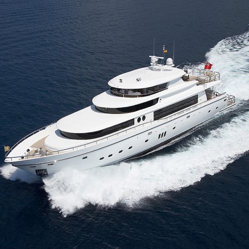 Superyate de crucero - JOHNSON 110 - Johnson Yachts Co, Ltd. - con fly / con caseta de timón