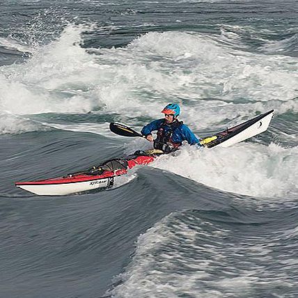 Kayak de surf - xtra / Xtra HV - Tiderace Sea Kayaks - para adulto / 1 plaza