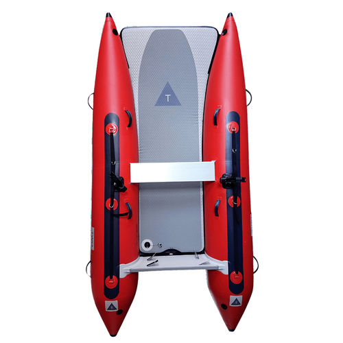 Embarcación neumática catamarán - Cat Tender - fueraborda / para la pesca / embarcación auxiliar para mega-yate