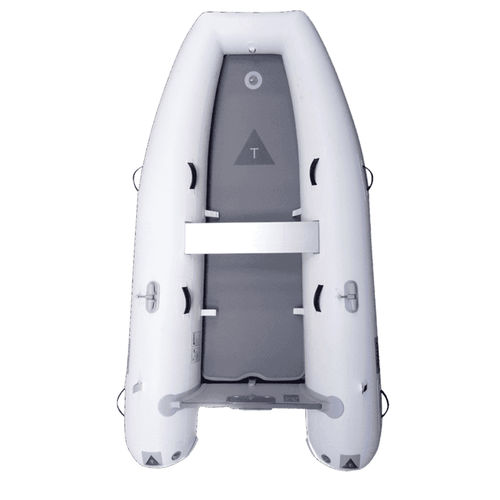 Embarcación neumática fueraborda - 260 LX - Cat Tender - para la pesca / embarcación auxiliar para mega-yate / con suelo de aluminio