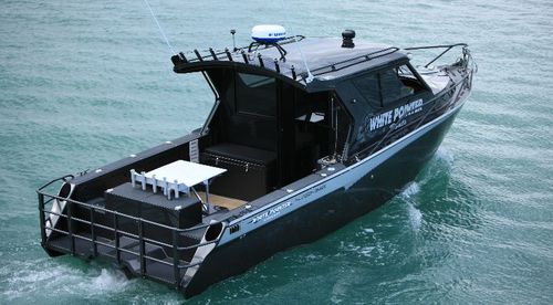 Cabin-cruiser intraborda - 920  - White Pointer Boats Ltd - con hard-top / con cockpit cerrado / de pesca deportiva