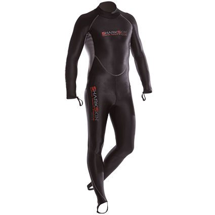 Traje húmedo de buceo - REAR ZIP - Sharkskin - de manga larga / de una pieza / body