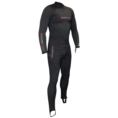 Traje húmedo de buceo - COVERT REAR ZIP - Sharkskin - de manga larga / de una pieza / otros