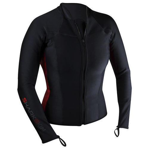 Chaqueta de navegación - FULL ZIP - Sharkskin - para mujer / transpirable / de neopreno