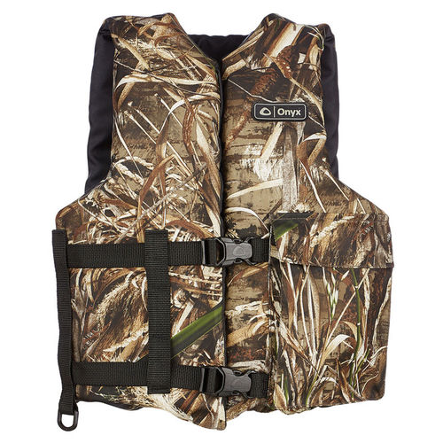 Chaleco de ayuda a la flotabilidad para deportes náuticos - Realtree Max-5® Universal Sport  - ONYX OUTDOOR - para canoa y kayak / para la pesca / para hombre