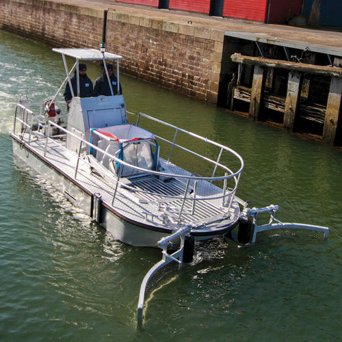 Barco profesional embarcación de servicio - Waste Cleaner 66T - Efinor Sea Cleaner - embarcación de servicio portuario / gabarra de trabajo / embarcación de recuperación de hidrocarburos
