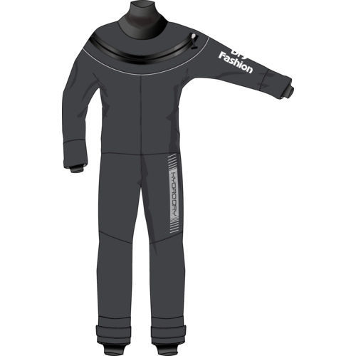 Traje seco para deportes náuticos - KITE-PERFORMANCE FRONT ZIP - Dry Fashion Sportswear GmbH - integral / otros / unisex