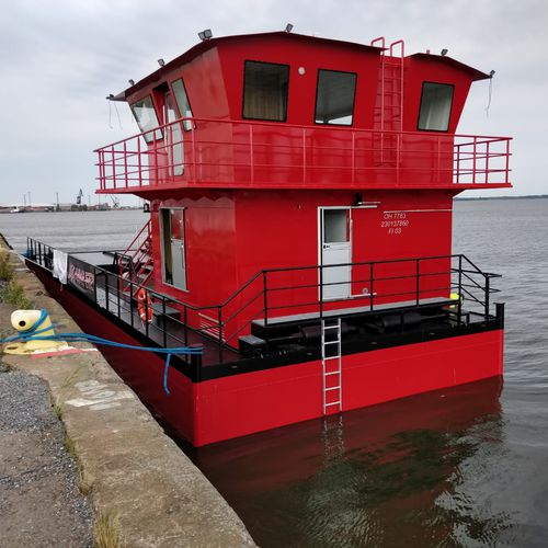 Barco profesional dragador - FB Pontoons - intraborda / diésel