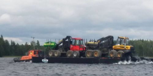 Barco profesional gabarra de trabajo - FB Pontoons