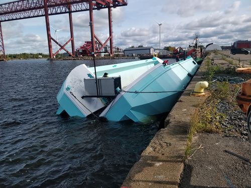 Buque de carga gabarra con tolva - FB Pontoons