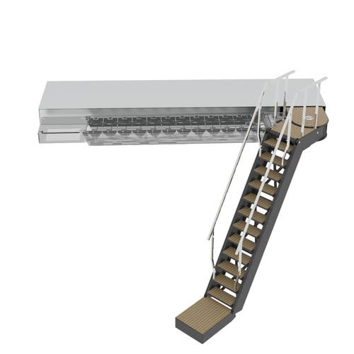 Escalera para barco - E3 - CARBON EQUIPMENT ltd - para yate / abatible / plegable
