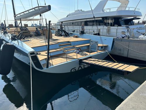 Pasarela para barco - D5  - CARBON EQUIPMENT ltd - para yate / pivotante / abatible