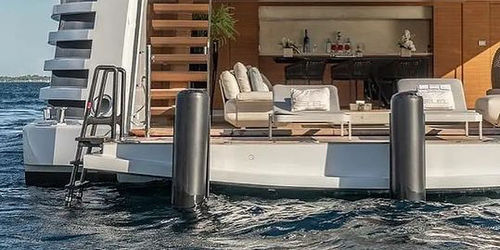 Defensa para yate - L2 - CARBON EQUIPMENT ltd - de bote auxiliar / de popa / cilíndrica