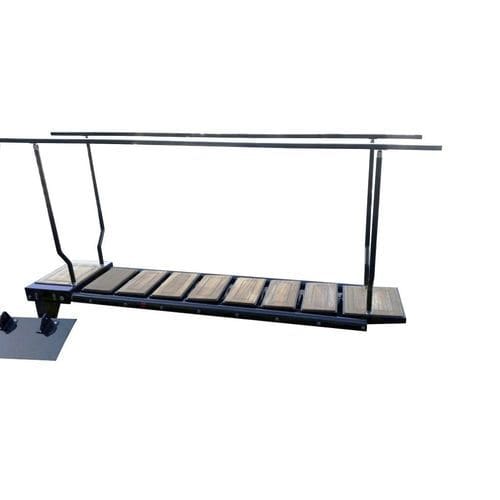 Escalera para yate - E2.1 - CARBON EQUIPMENT ltd - reglable / pivotante / de embarque