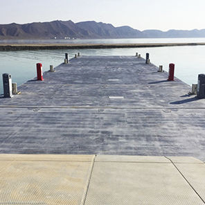 Pantalán flotante - Mega  - HSB Marine  - de amarre / para puerto deportivo / de hormigón