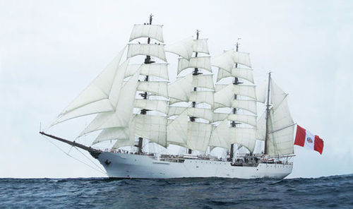 Superyate de vela de lujo de crucero - Astillero SIMA PERU - con popa abierta / de acero / con bauprés