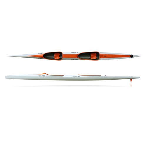 Kayak sit-on-top - K2 EVO E130 - Kape-Sport Kft. - de regata / de aguas tranquilas / para adulto