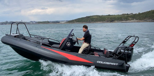 Embarcación neumática fueraborda - 585  - AQUASPIRIT - RIB / con consola central / open
