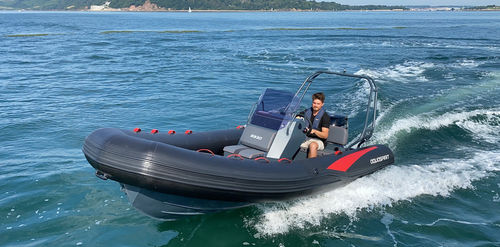 Embarcación neumática fueraborda - 530 - AQUASPIRIT - RIB / con consola central / open