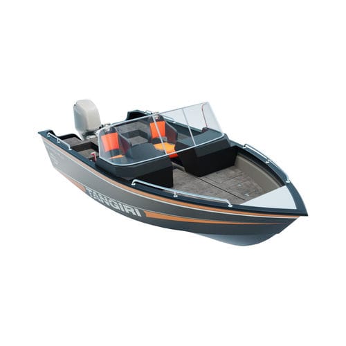 Runabout fueraborda - TRION DEEP-V 560™ - Tangiri Boat - con doble consola / de pesca deportiva / de aluminio