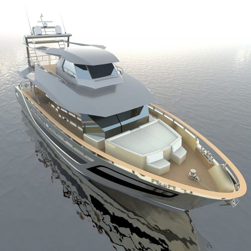Yate a motor de crucero - Wedgeline 77′ - Fabiani Yacht s.r.l. - con fly / con 3 camarotes / con 4 camarotes