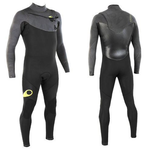 Traje húmedo de surf - GURU PRO Chest Zip - SOÖRUZ SURFWEAR COMPANY - integral / de manga larga / 3 mm
