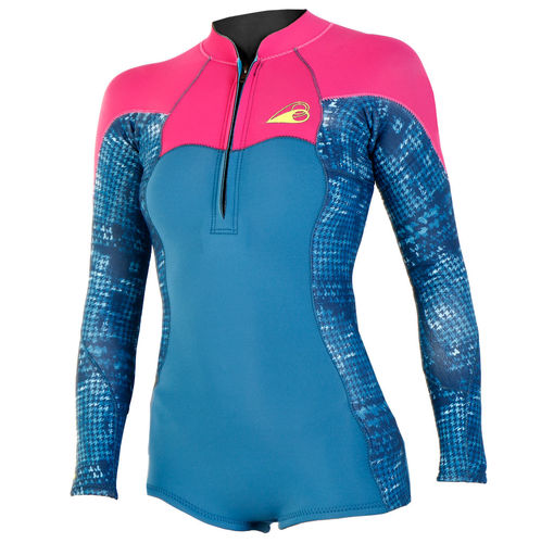 Traje húmedo de surf - LS ABYSS - SOÖRUZ SURFWEAR COMPANY - de manga larga / shorty / 2 mm