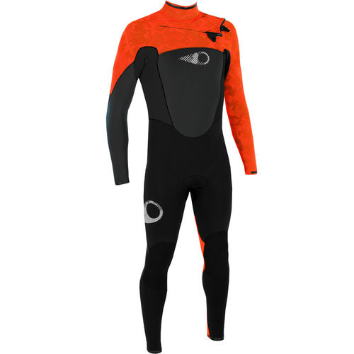 Traje húmedo de surf - FIGHTER Chest-zip Orange - SOÖRUZ SURFWEAR COMPANY - integral / de manga larga / 3 mm