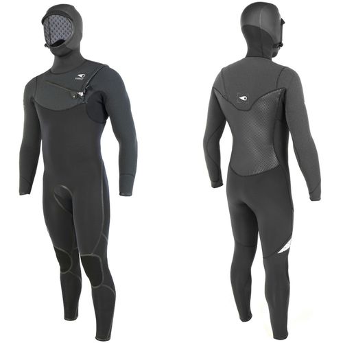 Traje húmedo para deportes náuticos - GURU + - SOÖRUZ SURFWEAR COMPANY - integral / de manga larga / con capucha