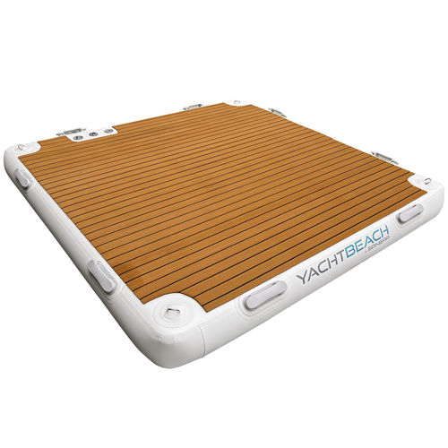Plataforma inflable - 2.05 Premium - YACHTBEACH – JetXtender - de barco / para yate / de teca
