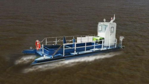 Barco profesional embarcación de servicio - 8m - marinnor - embarcación de recuperación de hidrocarburos / fueraborda / diésel