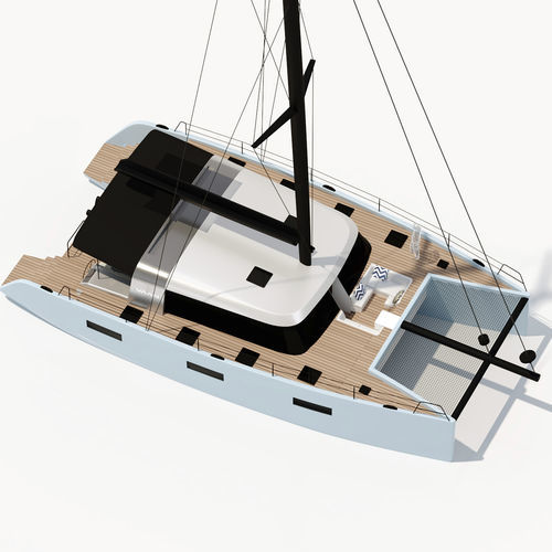 Yate de vela catamarán - R6 - Vaan Yachts bv - de crucero / con popa abierta / con bauprés