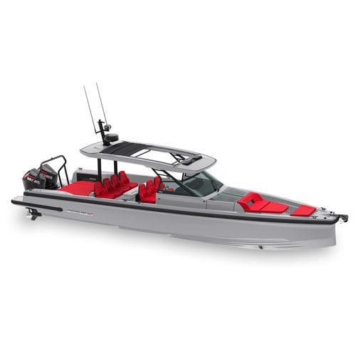 Embarcación auxiliar para yates de alta eficacia - Shadow 900 Sun-Top - Brabus Marine - fueraborda / gasolina / bimotor